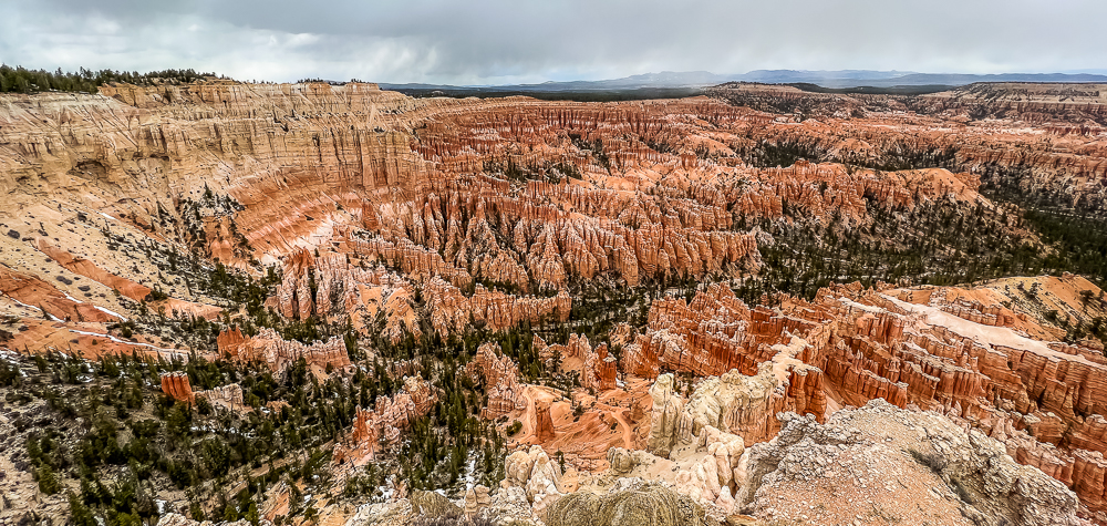 Bryce Canyon National Park is one of the most beautiful national parks I have ever been to. The hoodoos that formed there continue as far as the eye can see and the best part is that you can hike down into them and experience them from the view below.